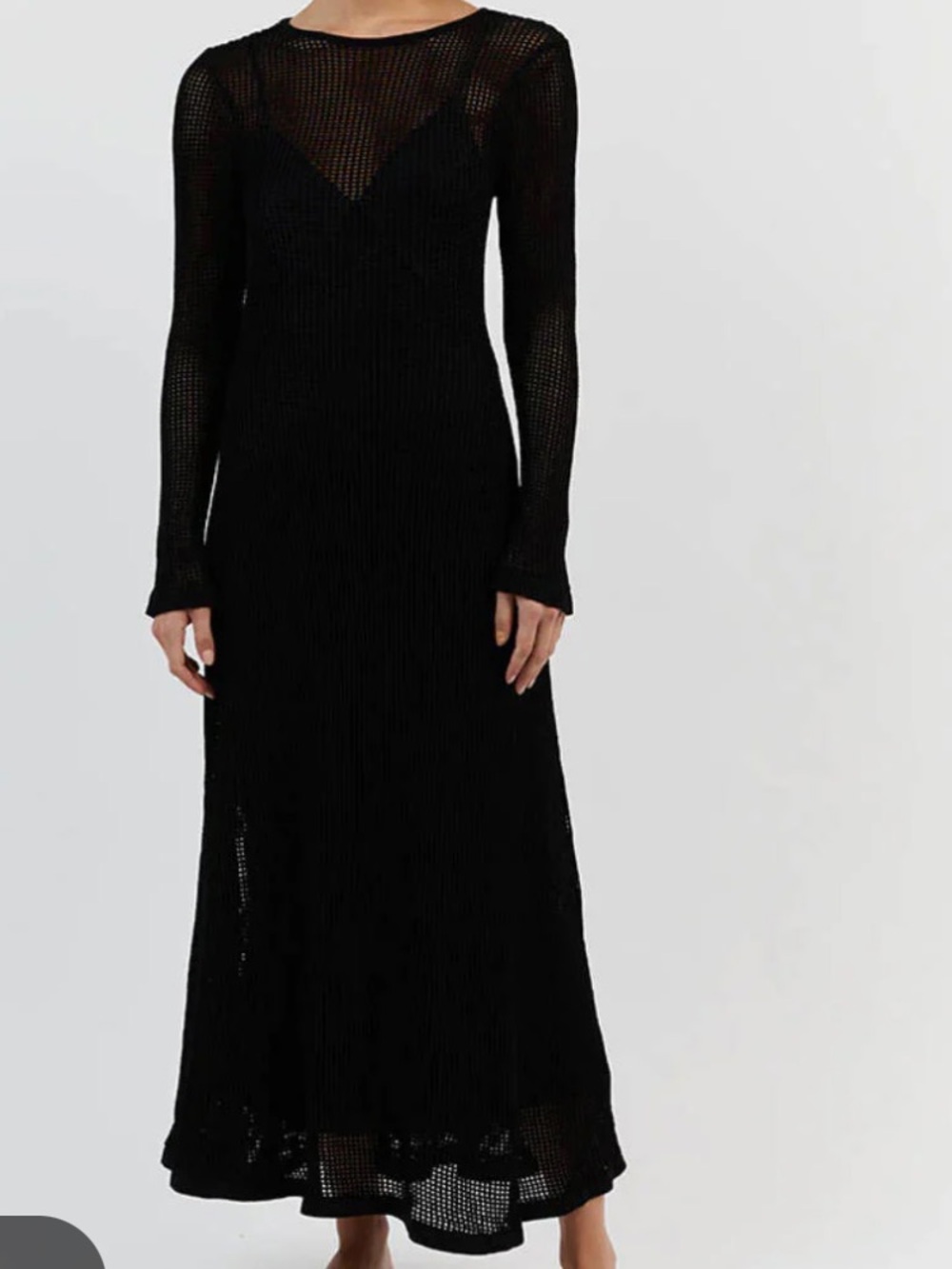 Diish Ophelia Crochet Maxi Dress